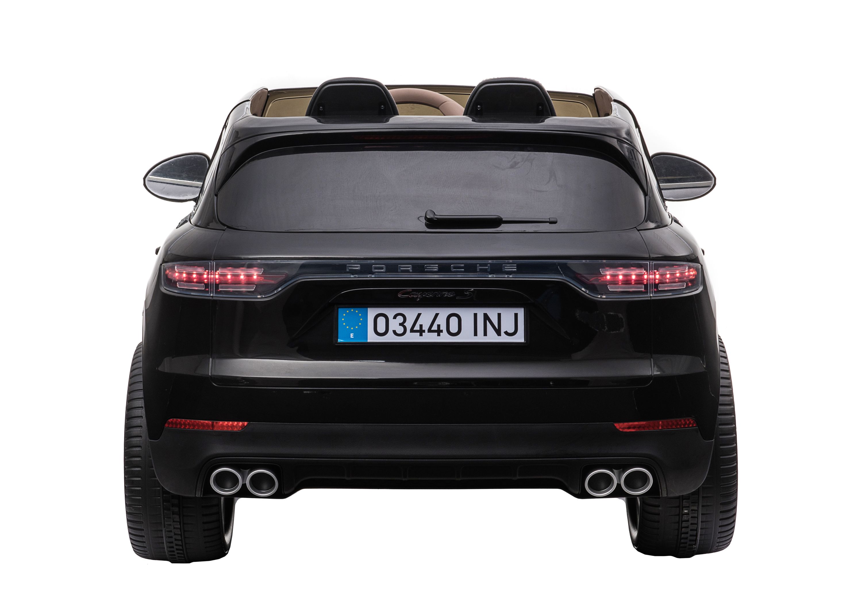 Elektroauto Kinder Porsche Cayenne schwarz