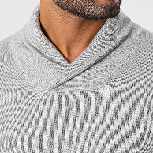 Pull Col Amplified Njord Shawl Gris