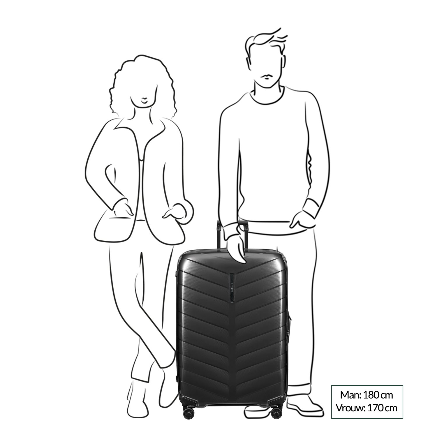 Samsonite Attrix Spinner 81 dune