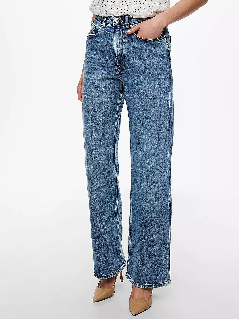 ONLY Jeans wide leg ONLJUICY blau