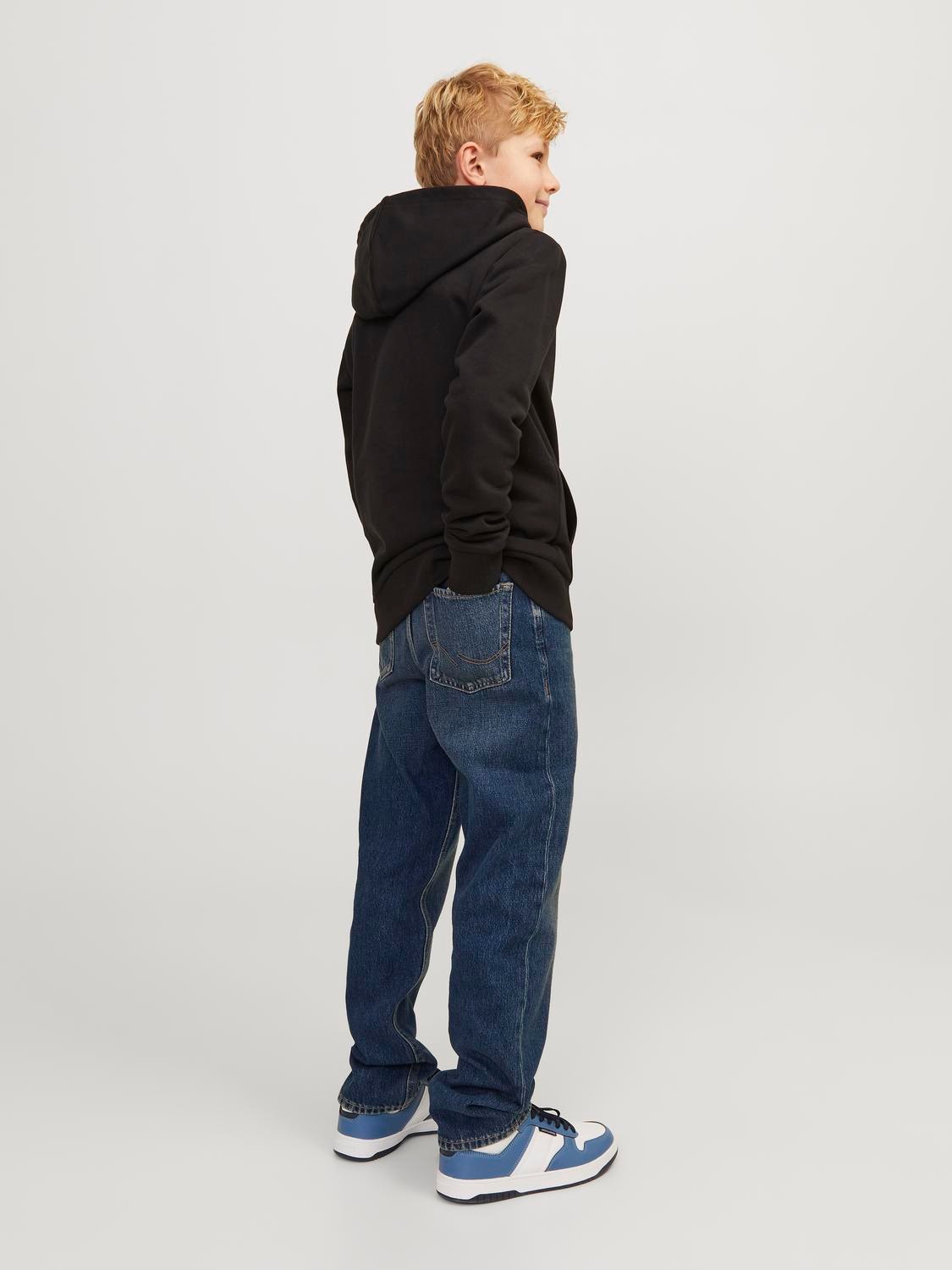Jack & Jones Junior Relax-fit-Jeans »JJICHRIS robust, pflegeleicht, stylisch«, Abriebeffekte, modisch, loose fit, Denim