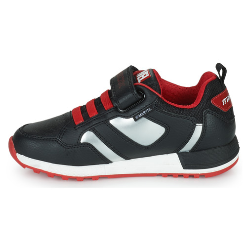 Geox - J ALBEN BOY D - Noir / Rouge