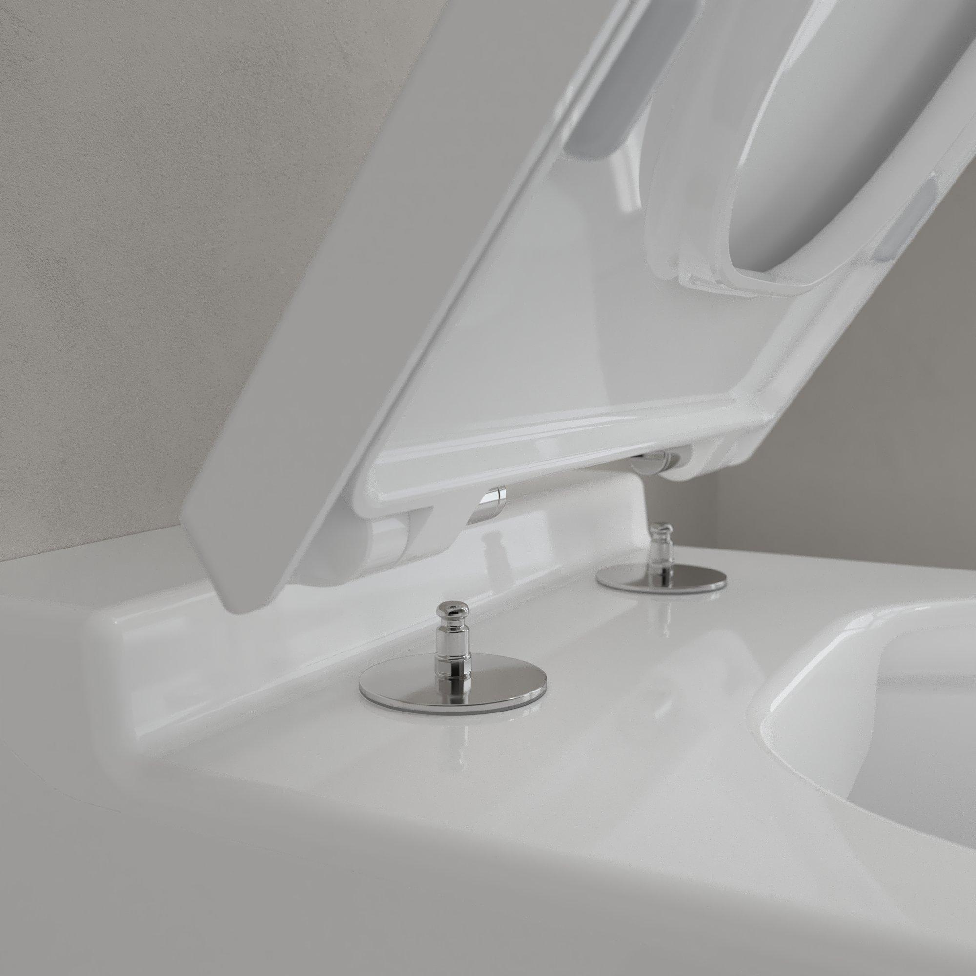 Villeroy & Boch Finion randloos toilet CeramicPlus wit glans