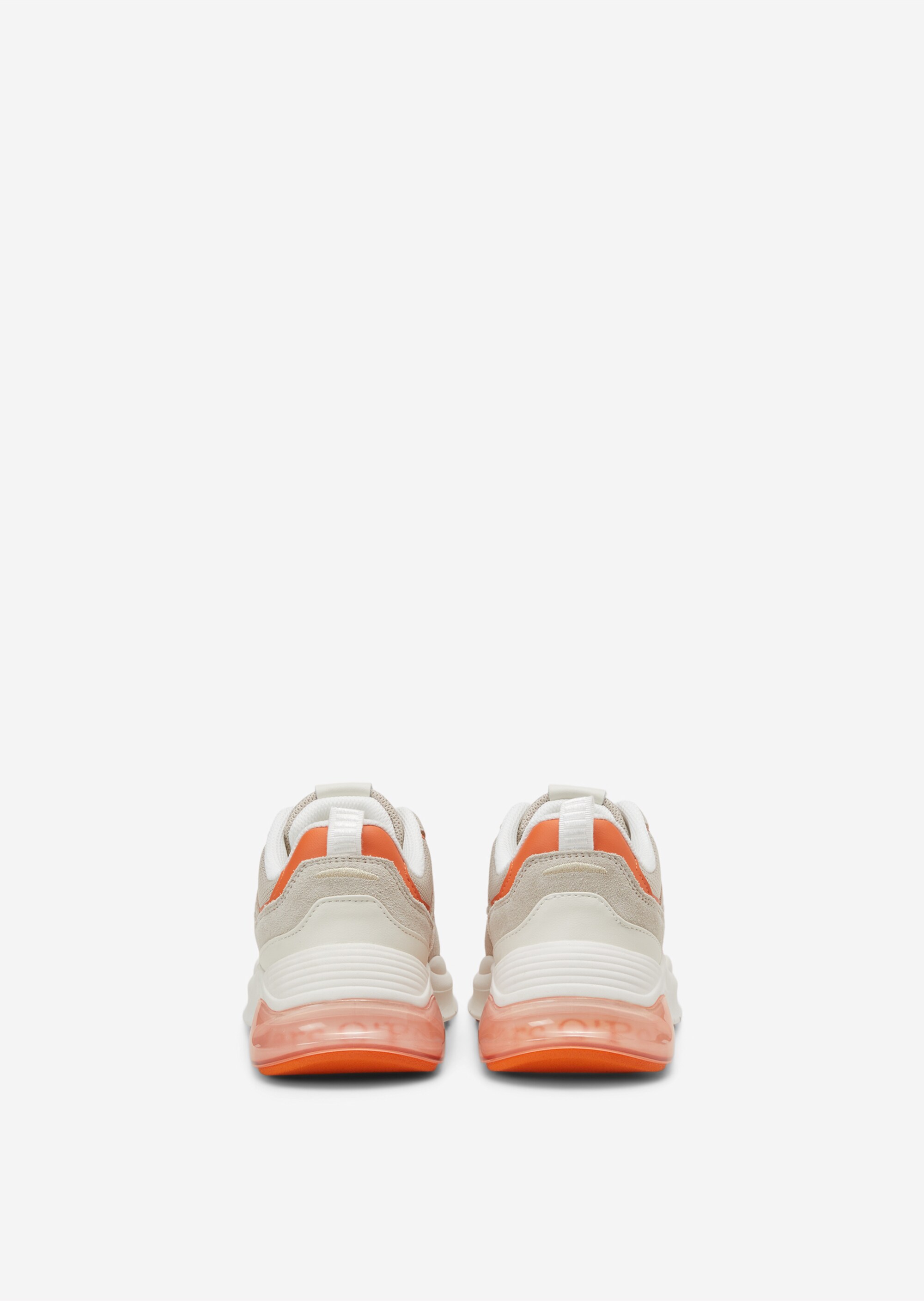 Bulky-Sneaker aus recycelter Leder-Textil-Kombination