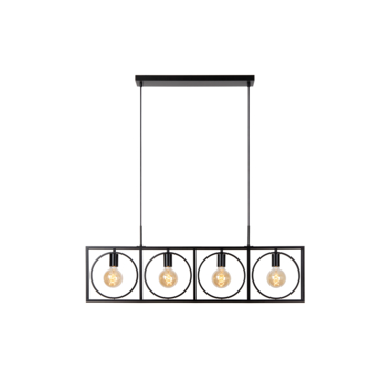 Lucide hanglamp Suus zwart 107,8x23,5 cm (lxb)