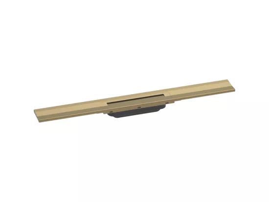 Caniveau de douche découpable 70 cm HANSGROHE RainDrain Flex montage mural bronze brossé