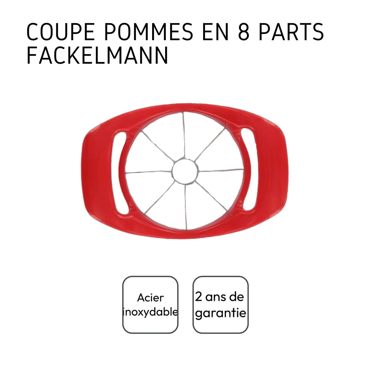 Coupe pomme en 8 morceaux Colors Edition Fackelmann