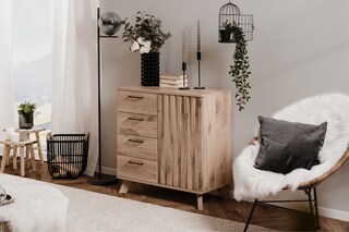 Sideboard WELLINGTON 84,5 x 85 cm Schwedeneiche