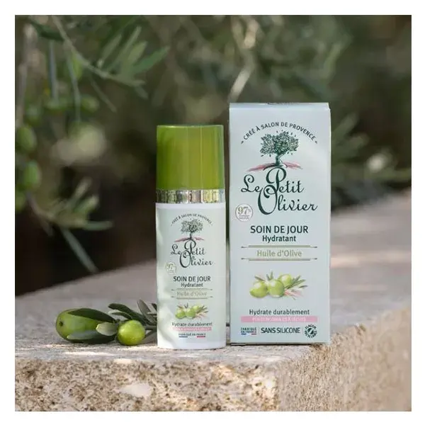 Le Petit Olivier - Soin De Jour Hydratant Visage - Huile d'Olive 50ml