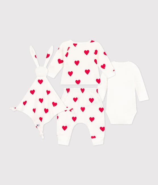 Coffret cadeau naissance cœur