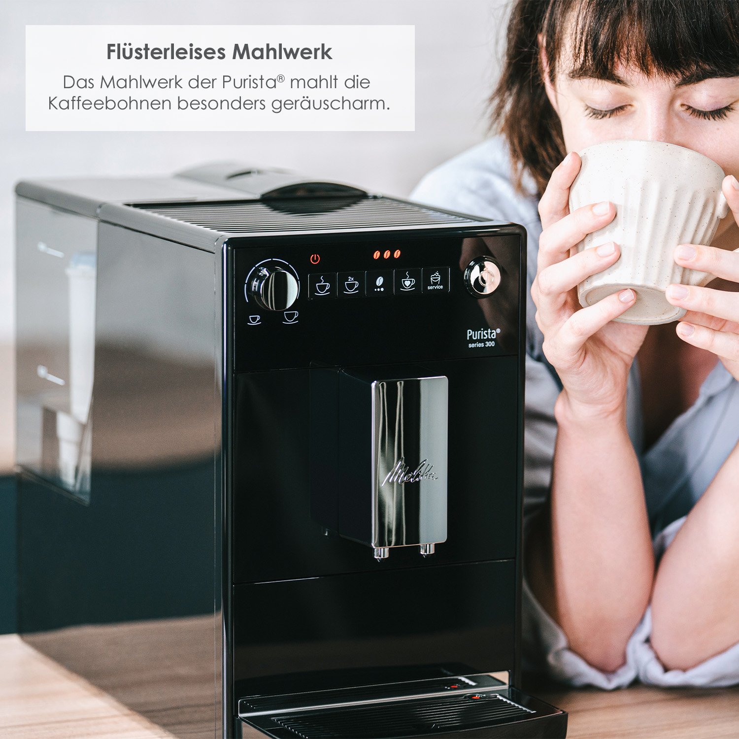 Purista®|Kaffeevollautomat Schwarz