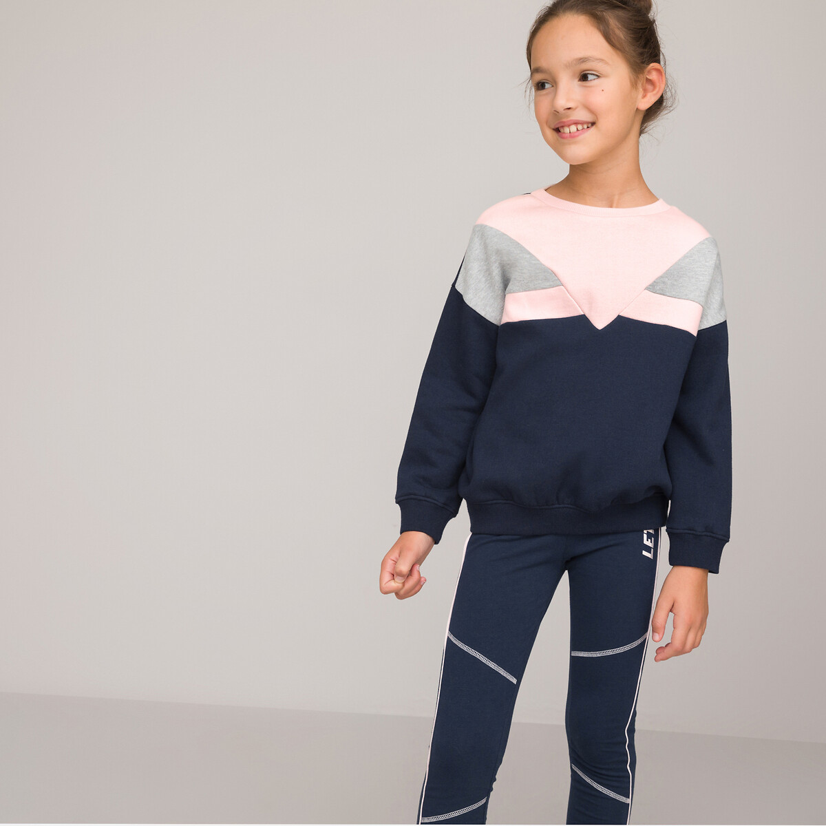 COLEÇÕES LA REDOUTE<br>Suéter Flemton com gola redonda