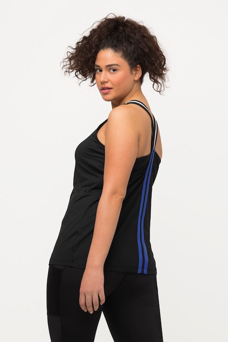 Funktions-Top, Racerback, Slim, ärmellos, recycelt