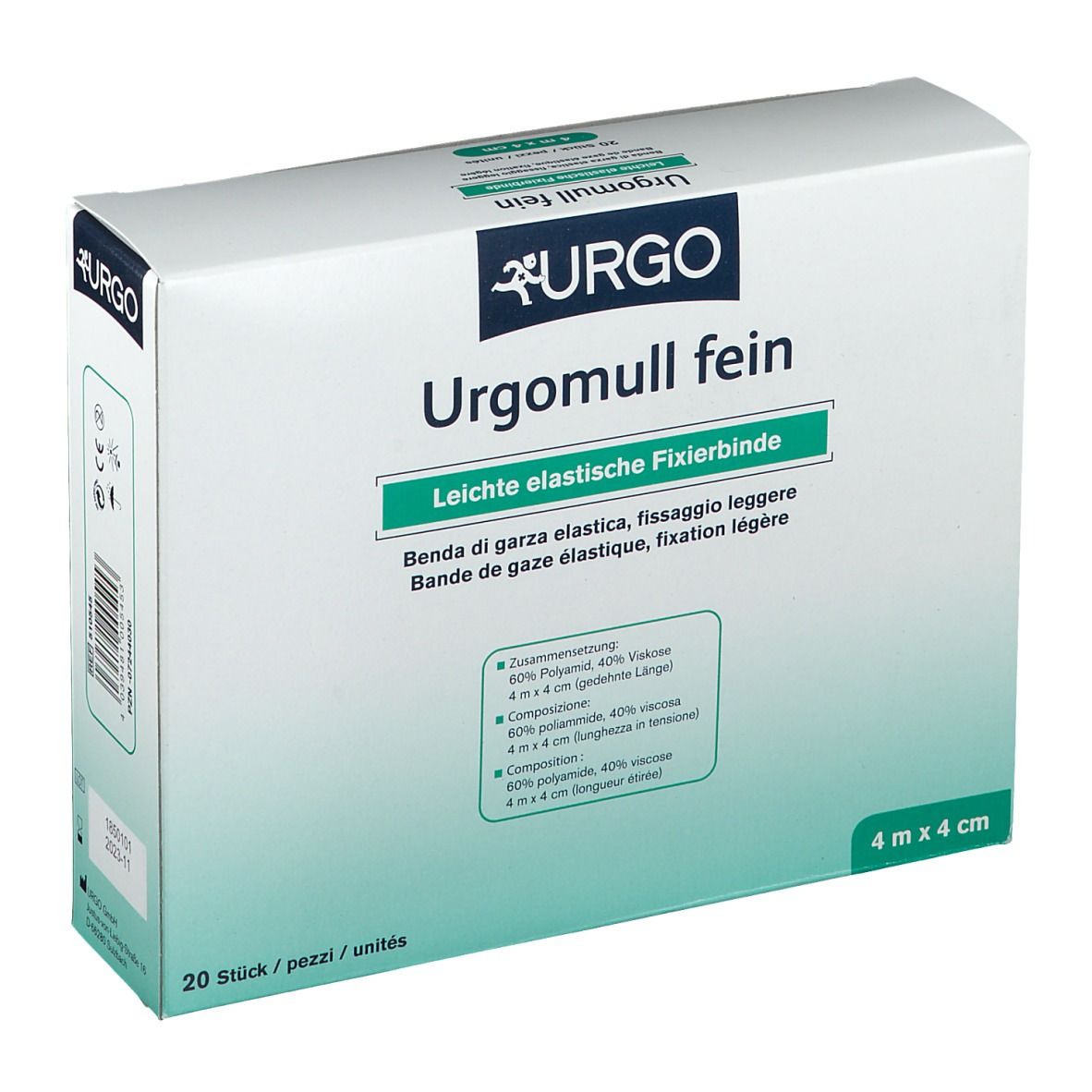 URGOmull fein 4 m x 4 cm