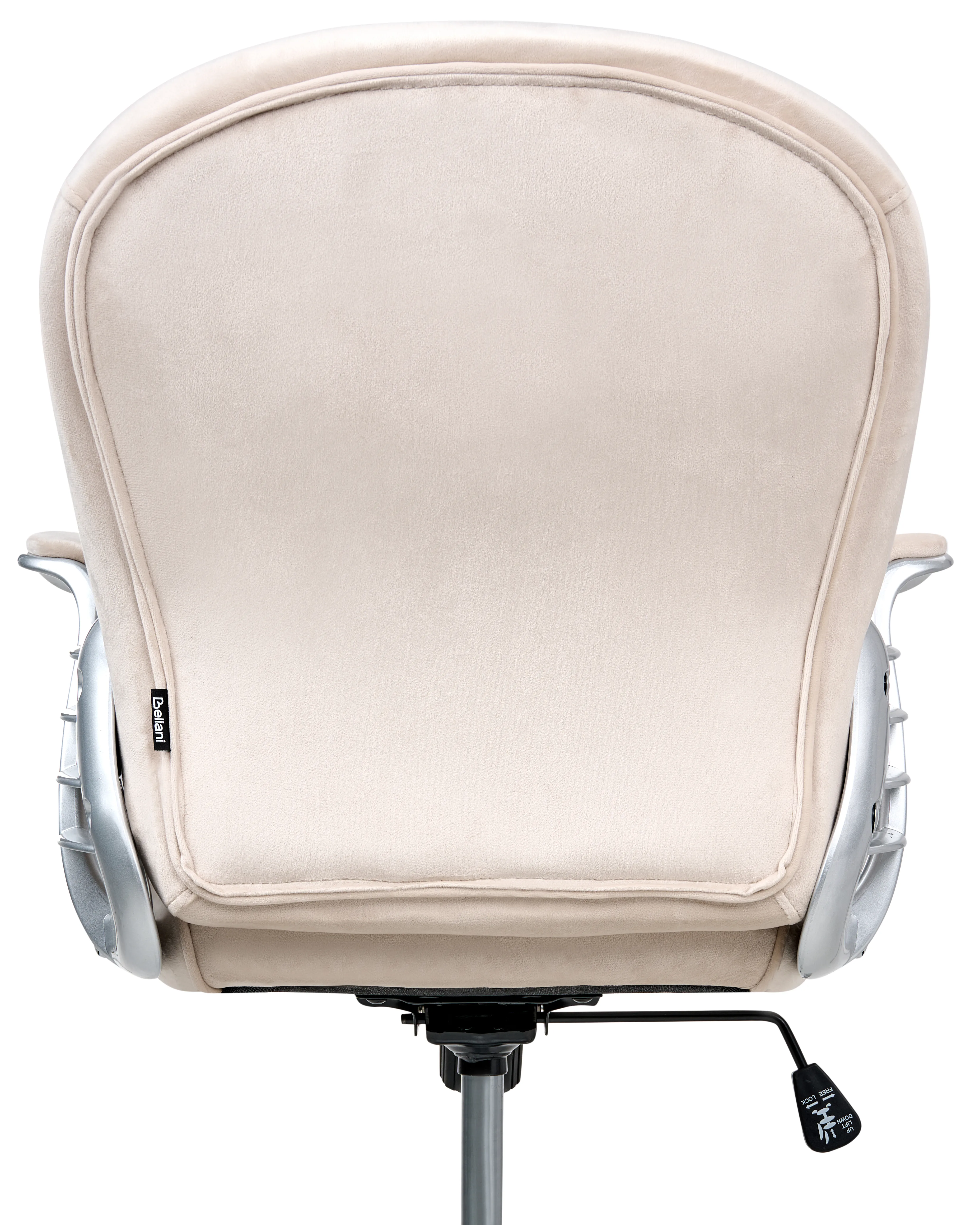Bureaustoel PRINCESS Fluweel Beige