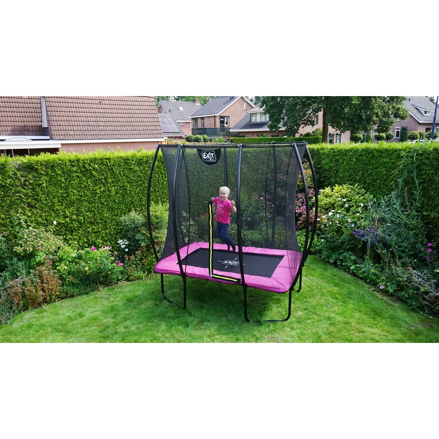 EXIT Silhouette Trampolin 153 x 214 cm, rosa