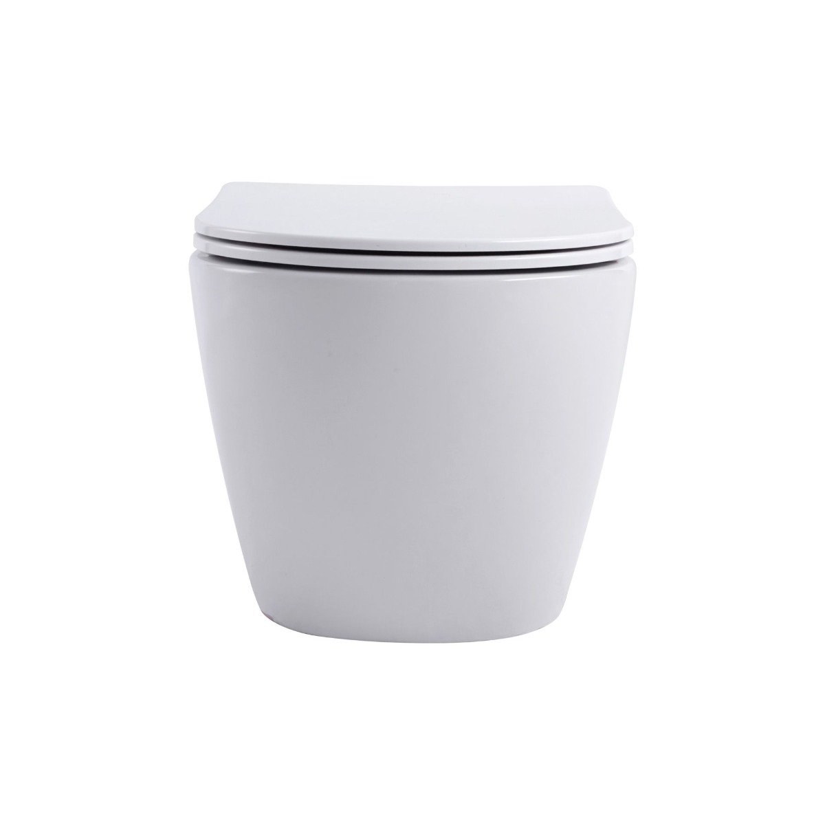 Sanigoods Cyclona compact randloos hangtoilet met tornado flush en zitting wit glans