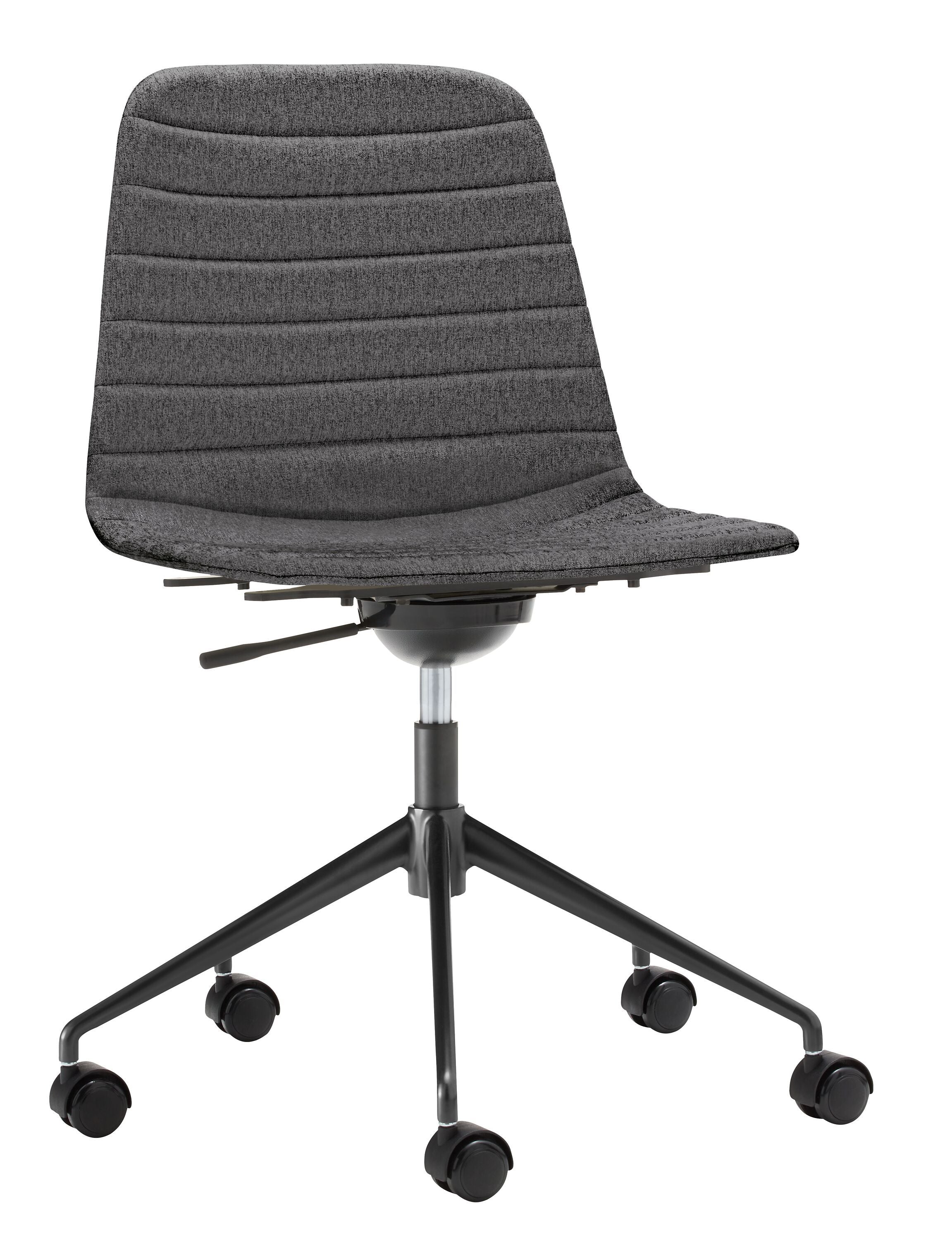 MUSK Bürostuhl - Dunkelgrau / B: 65.5 cm x T: 65.5 cm x H: 80.5 cm