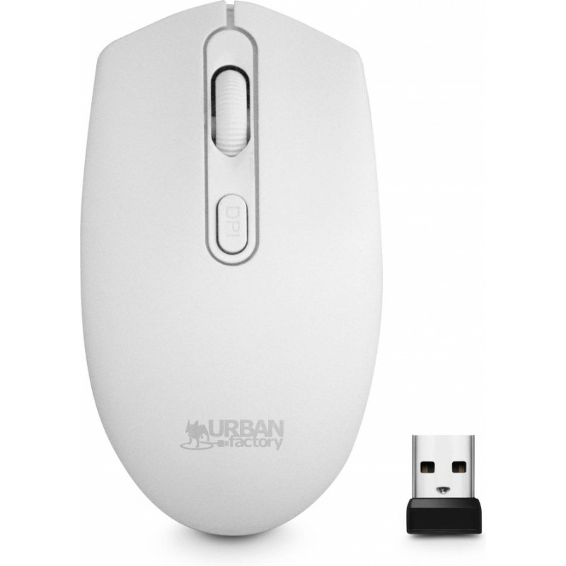 Urban Factory FREE souris Maison Ambidextre RF sans fil Optique 1600 DPI
