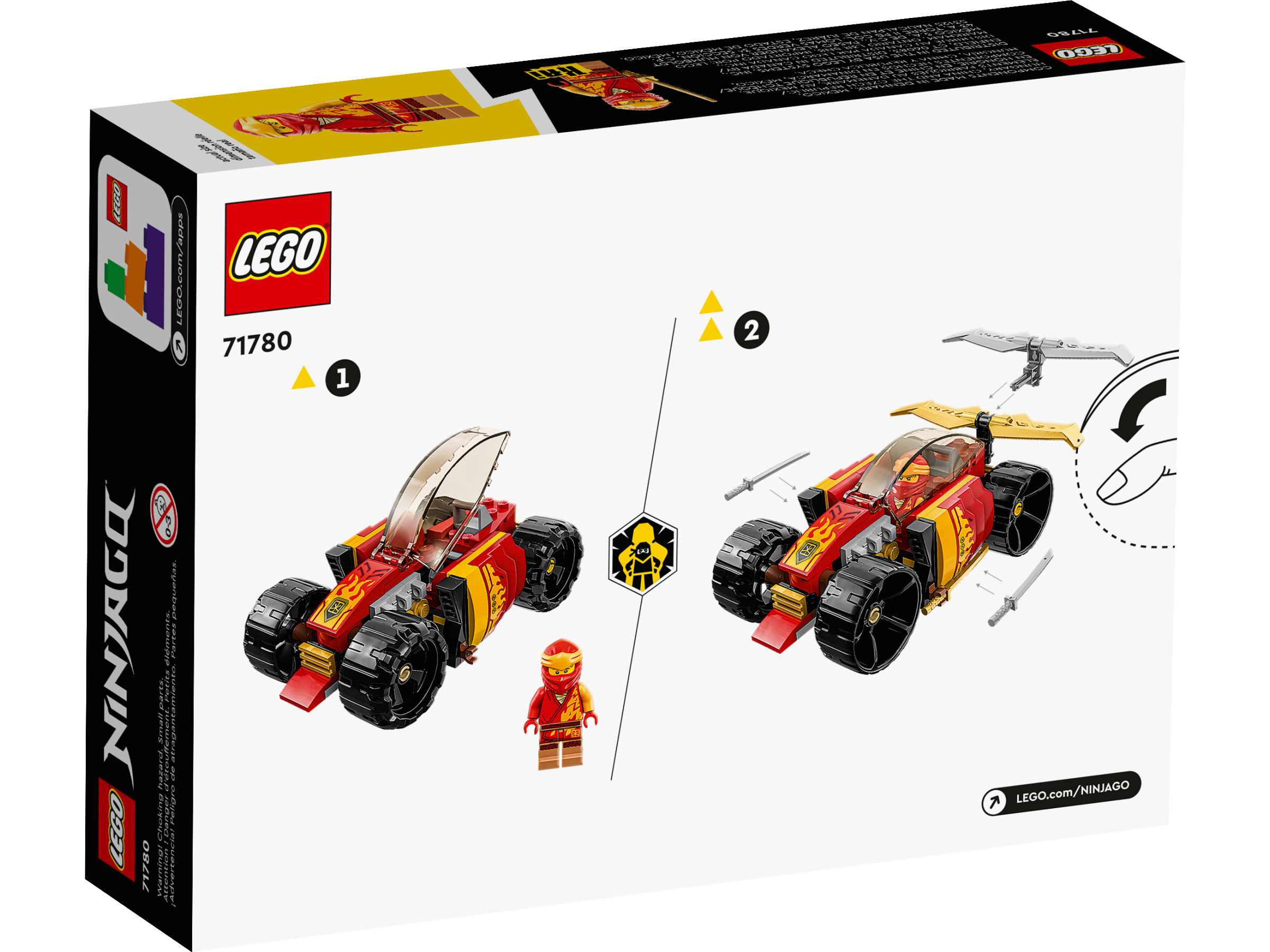 Carro de corrida ninja do Kai – Evolution 71780