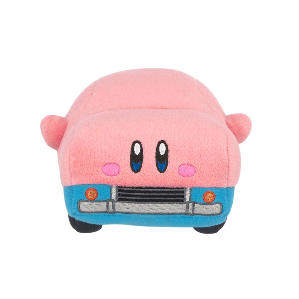 Kirby auto pluchen knuffel - 19 cm