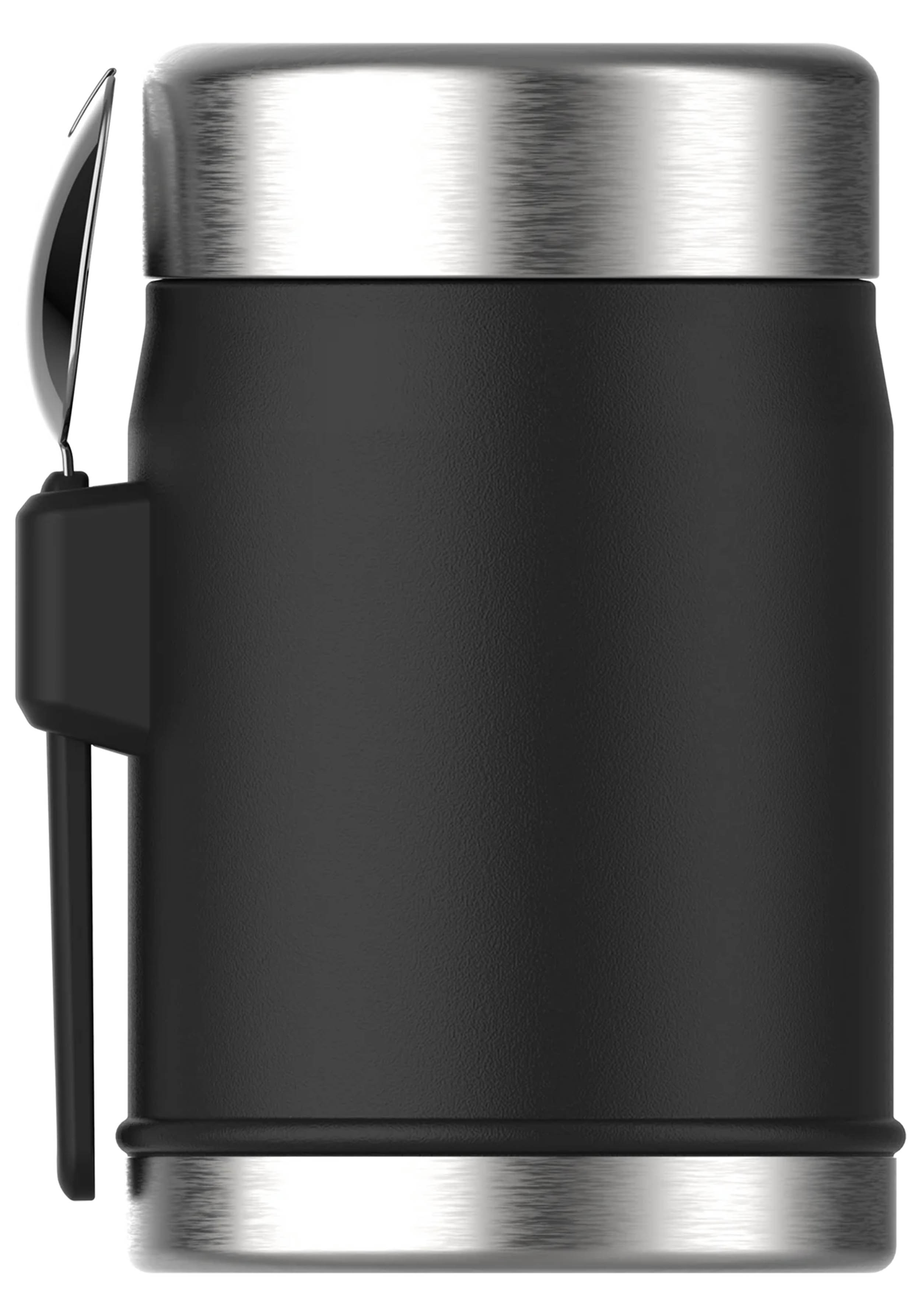 Stanley Thermo-Lunchbox Legendary Food Jar   Spork 0.4 L Matte Black Pebble