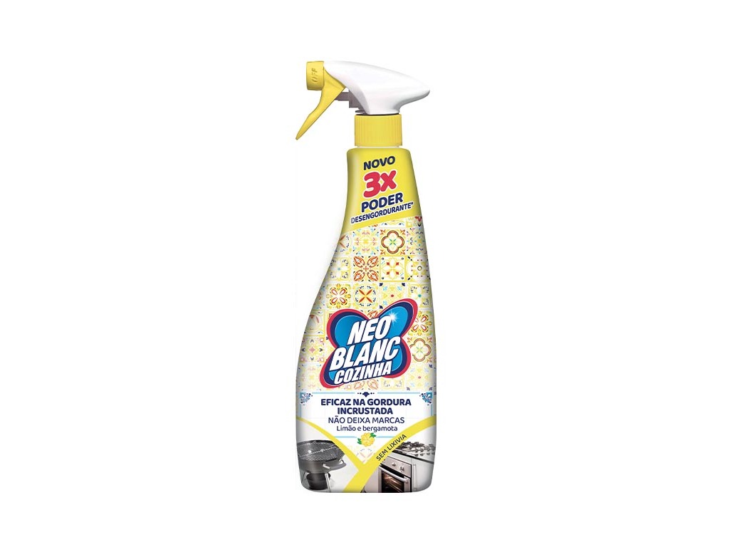 Spray Desengordurante Cozinha Limão e Bergamota Neoblanc 750 ml