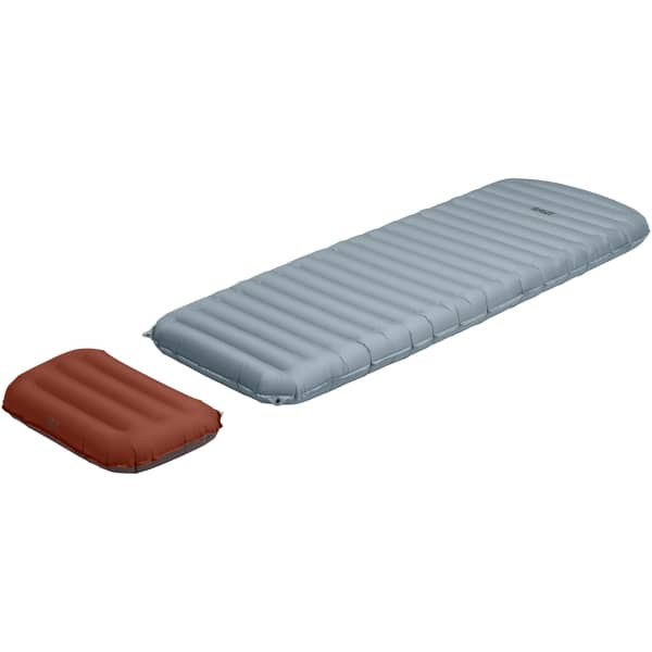 Matelas randonnée BACH SLEEPING PAD RELAY 3R SPLIT REGULAR STORMY BLUE/CINNAMON RED