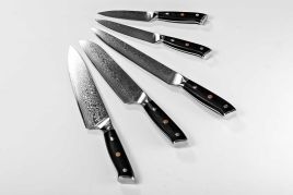 Complete Damaststaal Set Elegance Serie - Japanse messenset - 67 lagen - VDN