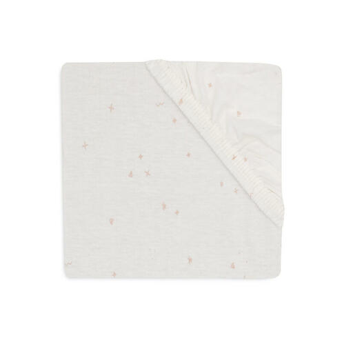 Drap housse jersey 70x140cm Twinkling - Wild rose - JOLLEIN
