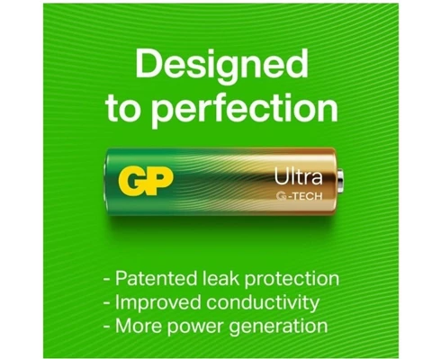GP Ultra Alkaline AA 4-p Svanenmärkt