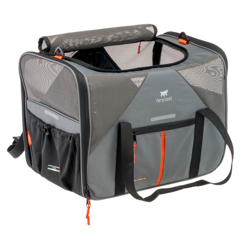 Ferplast Voyager 450 - Draagtas - Grijs - 49x36 cm - L