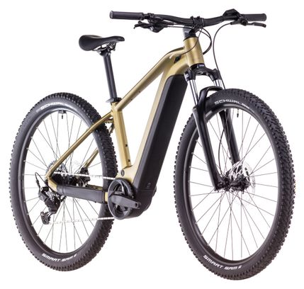 VTT Électrique Semi-Rigide Cube Reaction Hybrid Performance 500 Shimano Cues 9V 500 Wh 27.5'' Or Lime 2025