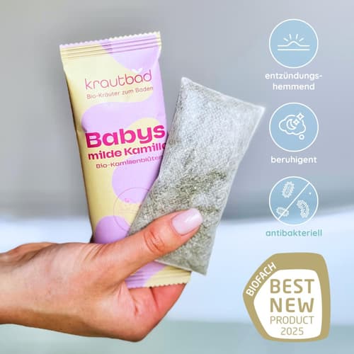 Krautbad Bio Babys milde Kamille (1 Beutel)