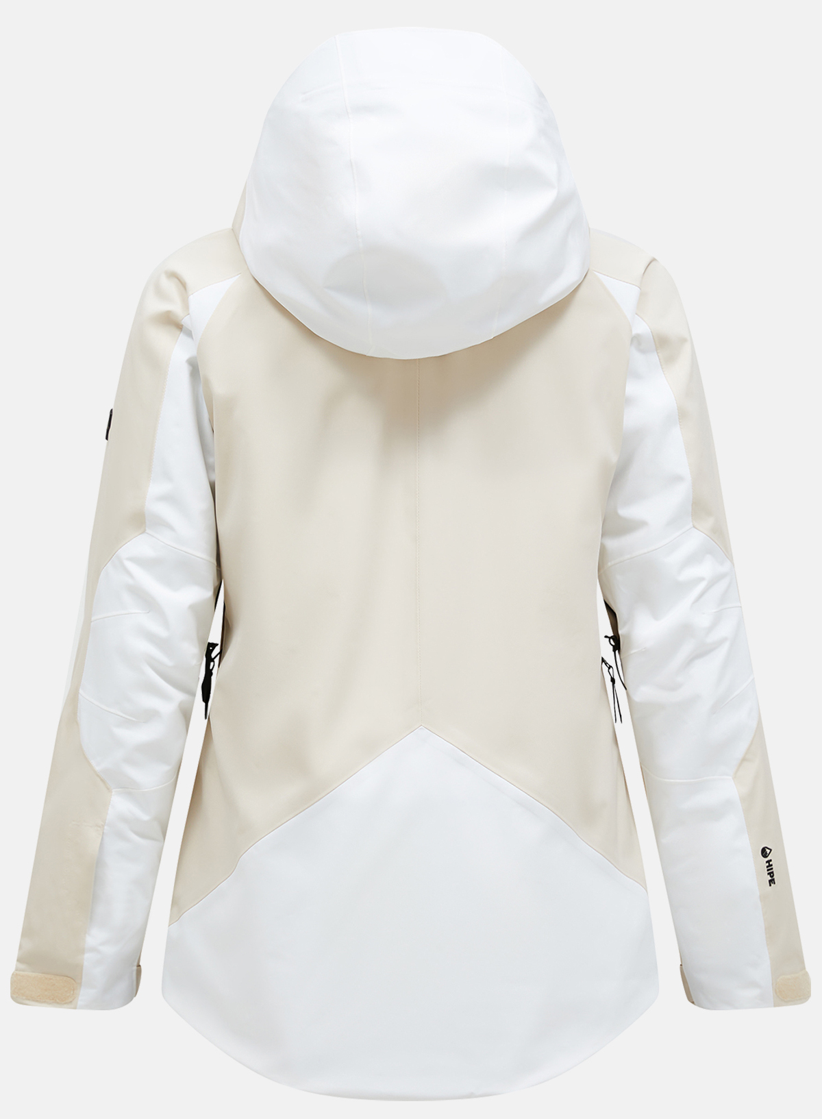 Insulated 2L Ski Jacket Dame Sand Fog/Offwhite