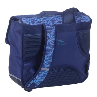 Cartable Greenpack Sharky 38 cm - 2 compartiments - bleu - Kid'Abord
