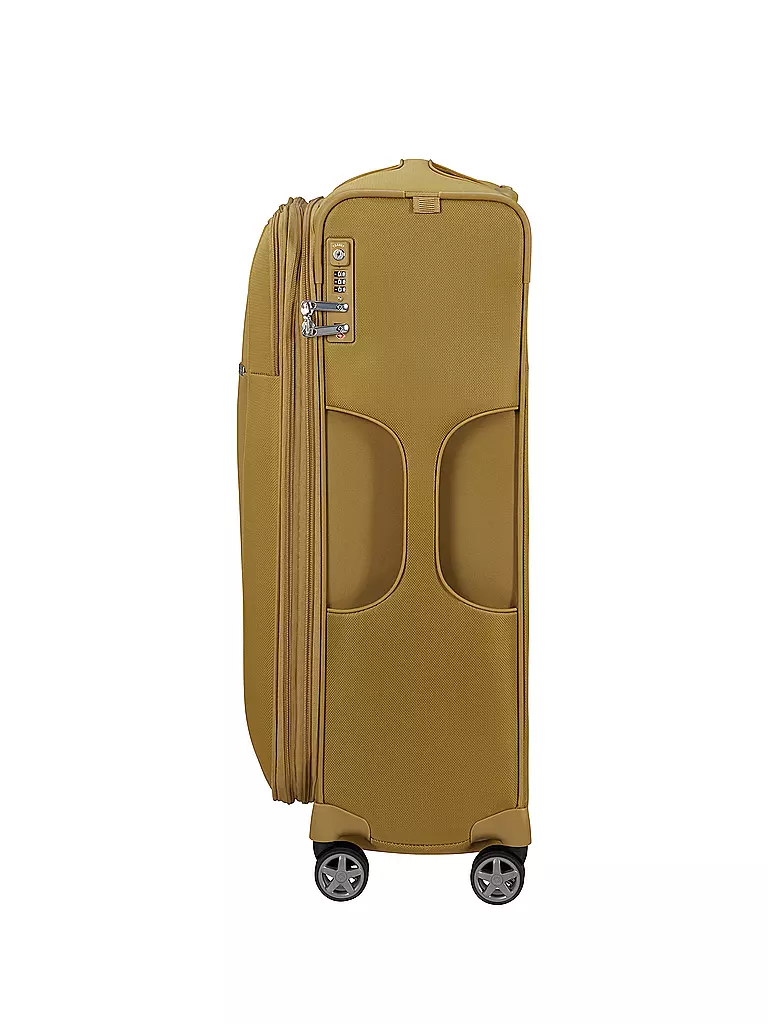 SAMSONITE Trolley  D'LITE SPINNER 71cm erweiterbar mustard yellow senf