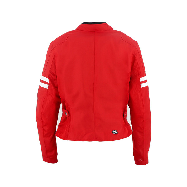 Helstons - Blouson femme KS 50 Air Rouge / Blanc