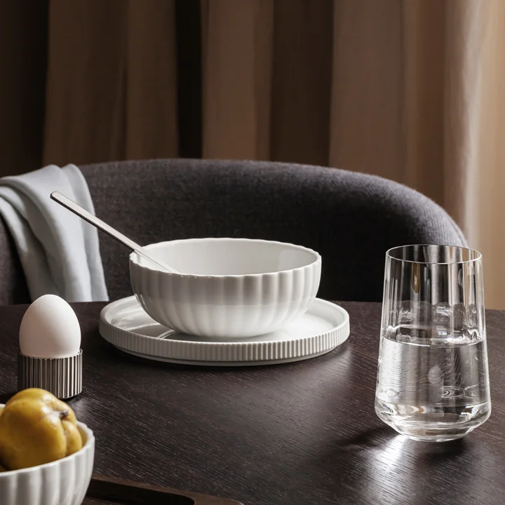 Georg Jensen - Bernadotte Teller, Ø 17 cm, weiss