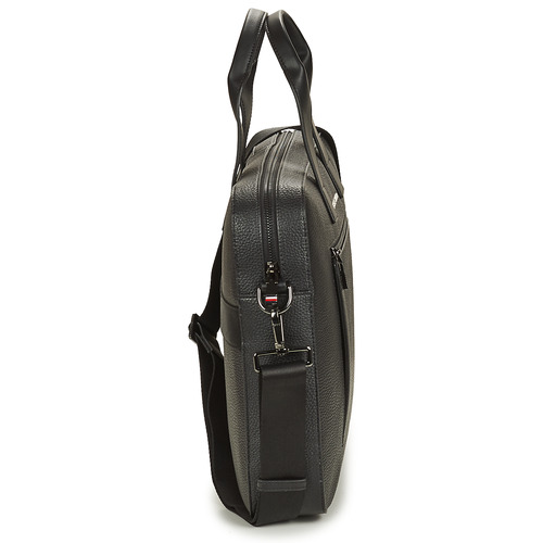 Tommy Hilfiger - TH CENTRAL SLIM COMPUTER BAG - Noir