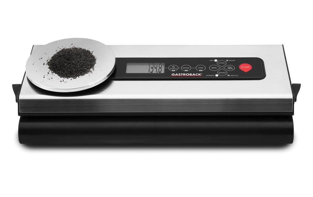 Vakuumiergerät Design Advanced Scale Silber<br>Zum Portionieren und sofortigen Vakuumieren