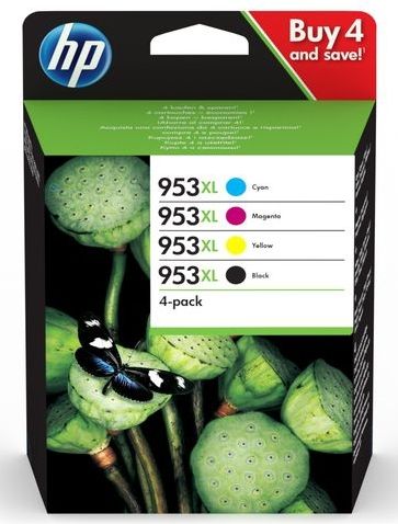 HP 953XL inktcartridge Origineel Hoog (XL) rendement Zwart, Cyaan, Magenta, Geel