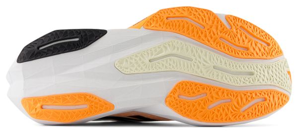 Chaussures Running New Balance FuelCell Rebel v4 Blanc/Orange Homme