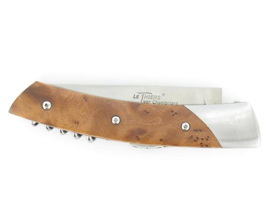 Trappeur Grand Cru Thuya Couteau de Poche Le Thiers par Chambriard