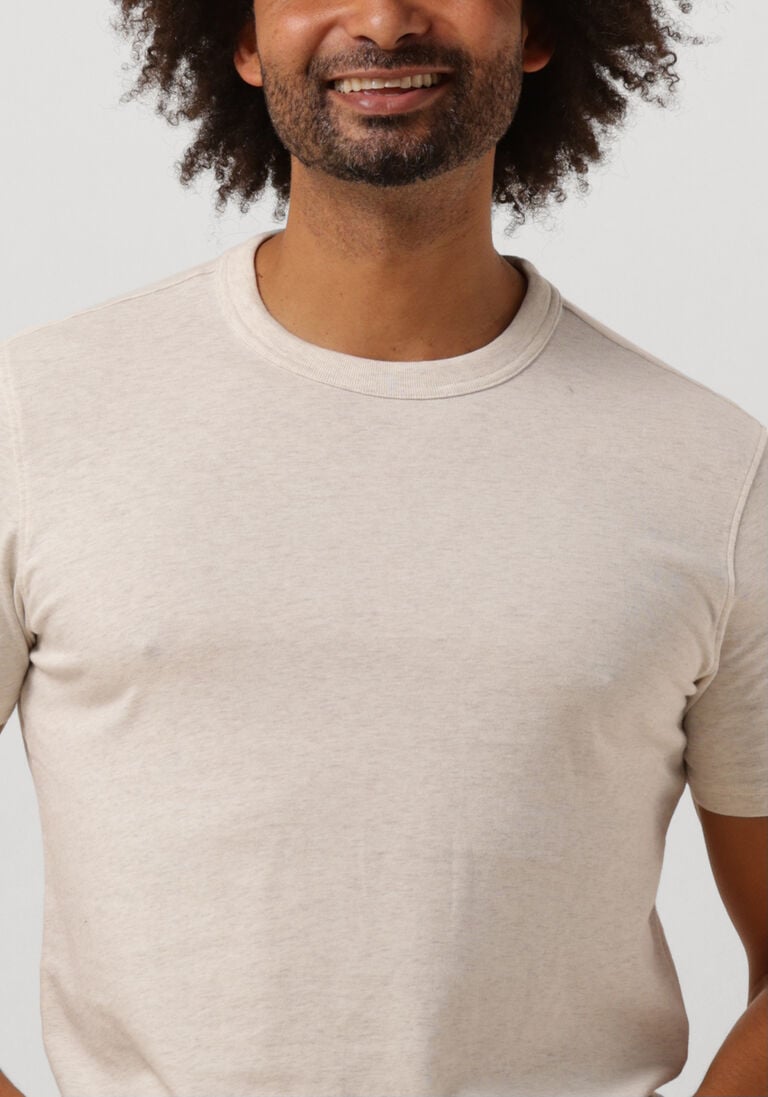 beige profuomo t-shirt t-shirt short sleeve jersey
