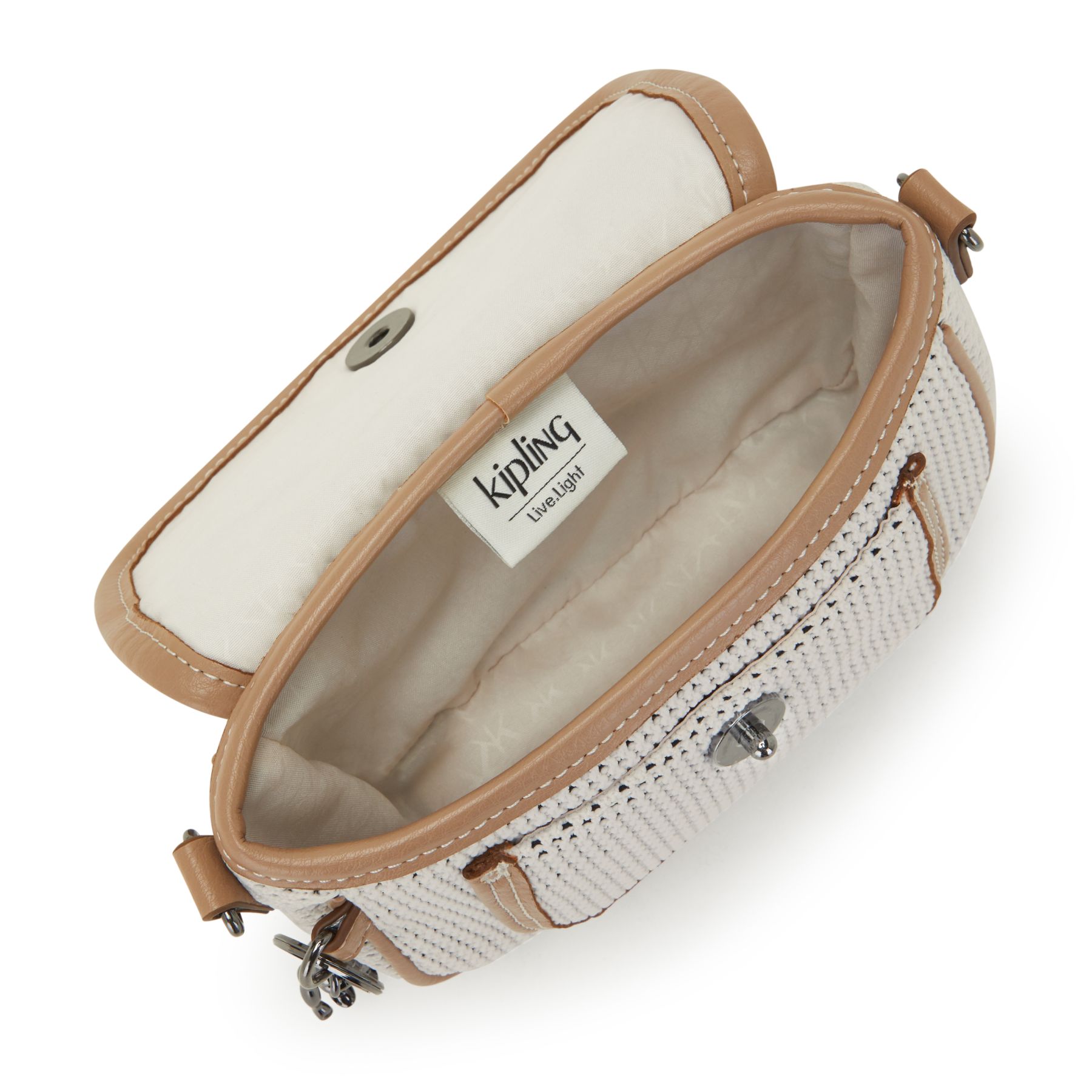 INAKI S Petit Sac Bandoulière avec Bretelle Convertible - Modest Beige