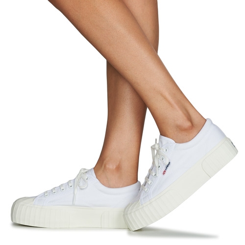 Superga - 2631 STRIPE PLATEFORM - Blanc