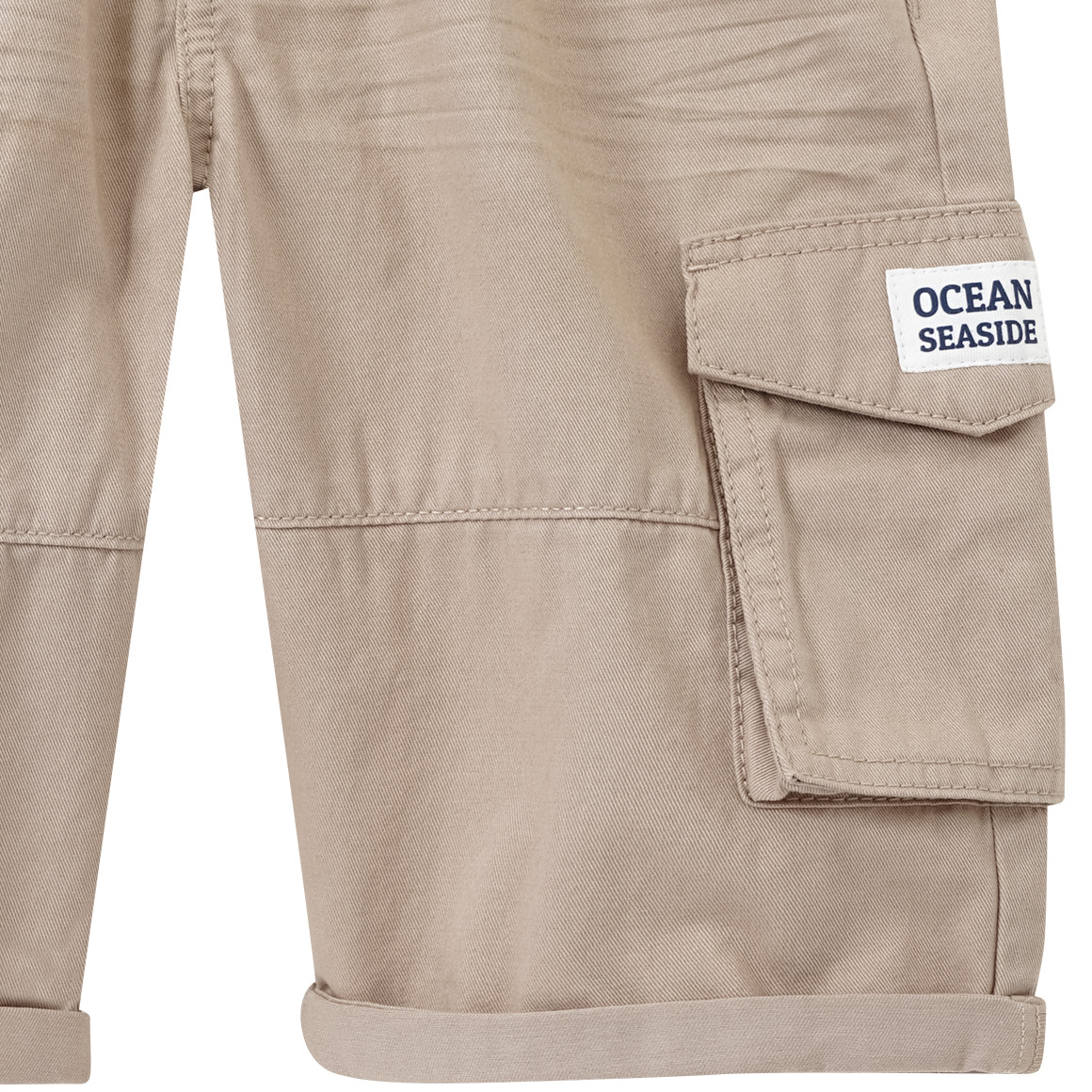 Yigga Jungen Cargoshorts aus Bio-Baumwolle beige