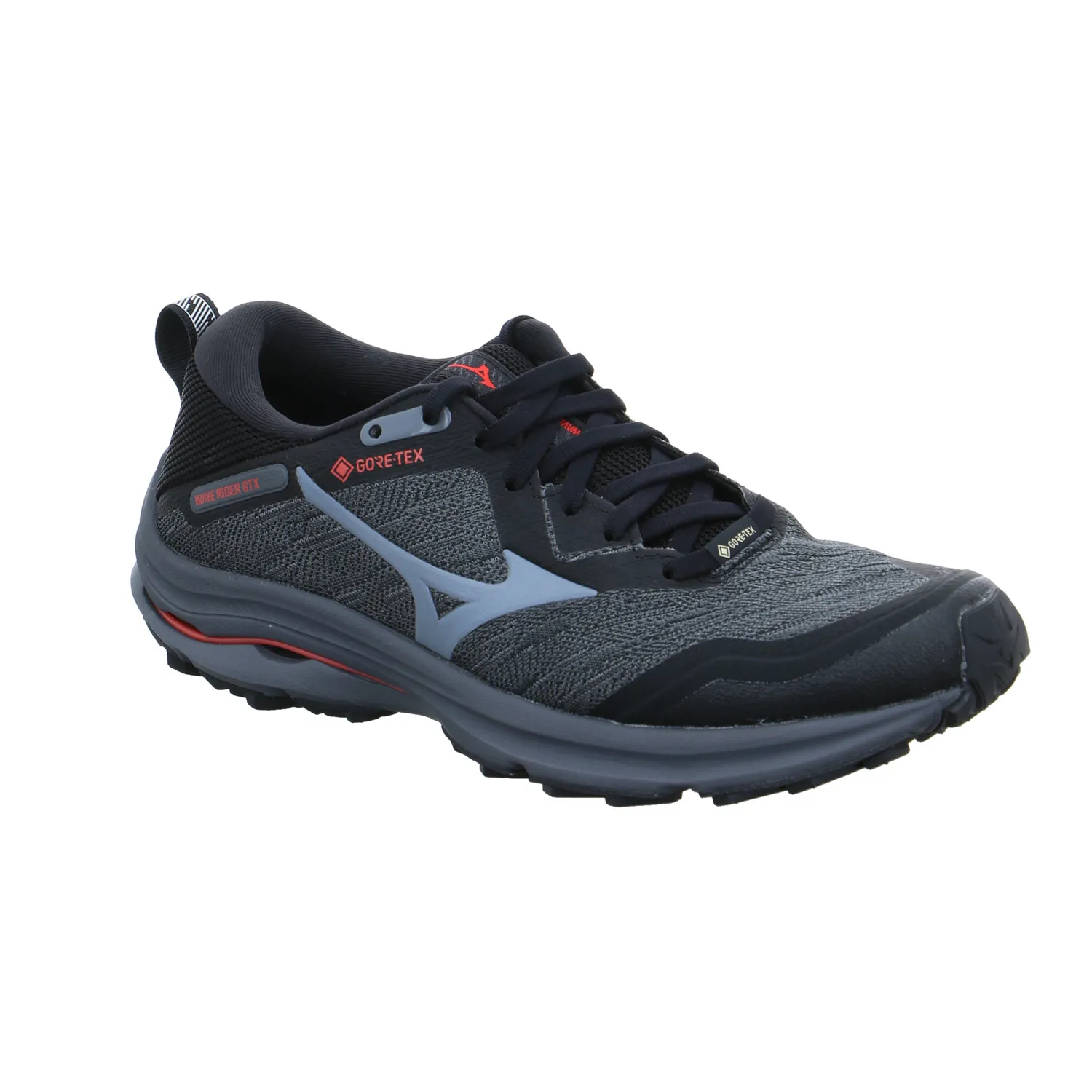 MIZUNO Running Crossschuhe Grau Synthetik  Wave Rider GTX Mizuno