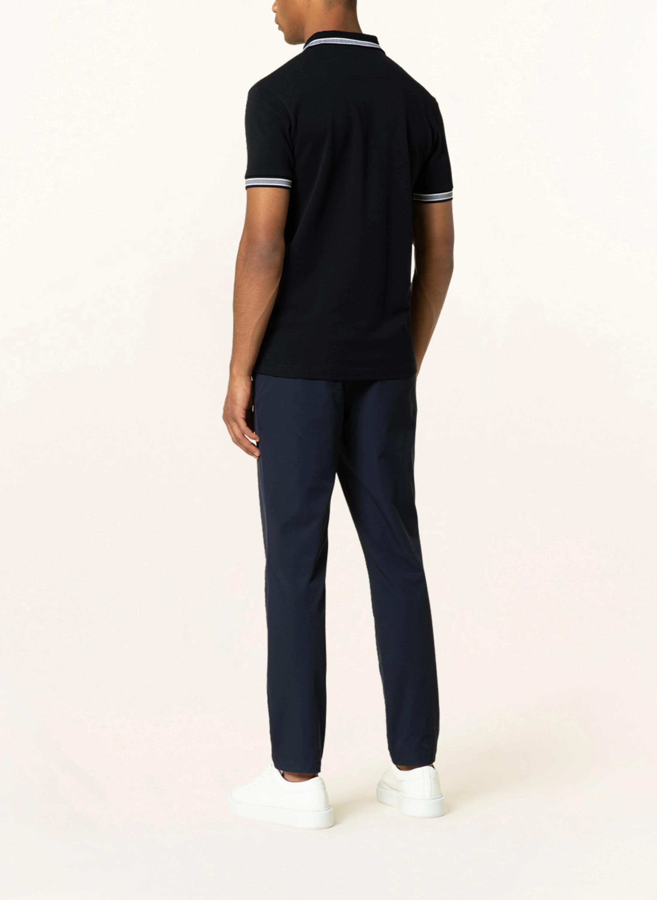 BOSS Piqué-Poloshirt PADDY CURVED Regular Fit